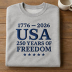 1776 2026 Usa Bicentennial Embroidered Sweatshirt 250 Years Of Freedom Us Anniversary American History Hoodie Patriot Gift 1762830856864.jpg