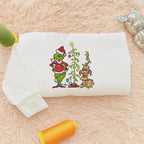 Grinch And Max Christmas Tree Embroidery Shirt Funny Holiday 1762851389807.jpg