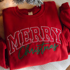 Embroidered Merry Christmas Sweatshirt Festive Holiday Sweatshirt Hoodie 1762915199758.jpg