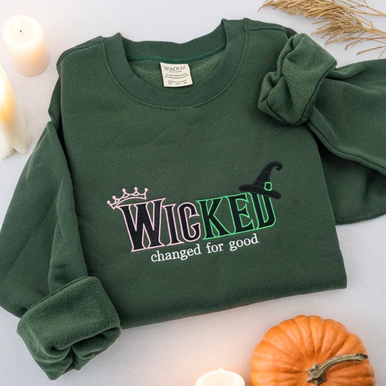 Embroidered Wicked Sweatshirt Defying Gravity Shirt Wicked Sweatshirt Elphaba Glinda Embroidered Sweatshirt Wicked Musical Movie Fan Gift 1762932002178.jpg