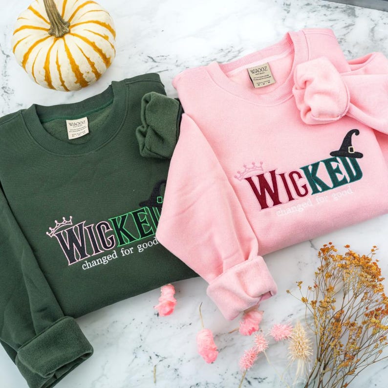 Embroidered Wicked Sweatshirt Defying Gravity Shirt Wicked Sweatshirt Elphaba Glinda Embroidered Sweatshirt Wicked Musical Movie Fan Gift 1762932002209.jpg