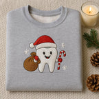 Santa Tooth Embroidered Sweatshirt Christmas Dental Hygienist Gift Cute Tooth Sweater Dentist Holiday Hoodie Candy Cane 1762935387376.jpg