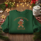 Christmas Cookie Tester Embroidered Sweatshirt Gingerbread Man Christmas Hoodie Funny Holiday Sweater Festive Christmas Sweatshirt 1763000329671.jpg