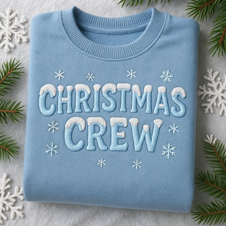 Embroidered Christmas Crew Sweatshirt Snowy Winter Staff Hoodie Xmas Snow Sweater Festive Family Matching Gift 1763003056675.jpg