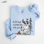 Snowman Shirt Christmas Sweatshirt Its The Most Wonderful Time Of The Year Christmas Shirt Christmas Shirt For Women Christmas Sweater 1763174577053.jpg