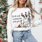 Snowman Shirt Christmas Sweatshirt Its The Most Wonderful Time Of The Year Christmas Shirt Christmas Shirt For Women Christmas Sweater 1763174577689.jpg