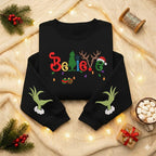 Believe Christmas Embroidered Sweatshirt Cute Green Style Holiday Sweater Christmas Lights Sleeve Shirt Grinchy Sweatshirtcozy Xmas Gift 1763174859564.jpg