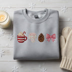 Hot Cocoa Scarf Pine Bow Embroidered Sweatshirt Peppermint Hot Chocolate Winter Holiday Embroidery Hoodie 1763178998710.jpg