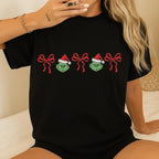Grinch Christmas Embroidery Shirt Grinch Machine Embroidery Shirt Bow Design Funny Holiday Pattern Xmas Embroidery Shirt 1763345660815.jpg