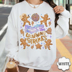 Christmas Gingerbread Dancing Through The Lightning Strikes Sweatshirt Self Love Shirt Merry Shirt New Album 1763348426199.jpg