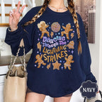 Christmas Gingerbread Dancing Through The Lightning Strikes Sweatshirt Self Love Shirt Merry Shirt New Album 1763348427078.jpg