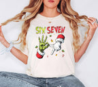 Six Seven Christmas Shirt Viral 6 7 Meme Tee Funny Xmas Graphic Tshirt Social Media Humor Holiday Shirt Funny Santa Says Six Seven Shirt 1763349545674.jpg