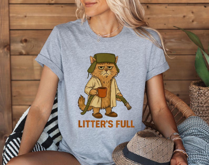 Litters Full Christmas Vacation Cat Sweatshirt National Lampoons Vacation Xmas Tee 1763351250541.jpg
