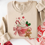 Embroidered Christmas Coquette Sweatshirt Sweet Christmas Embroidery Sweatshirt Pink Christmas Cup And Gingerbread Hoodie Embroidered Xmas Hoodie 1763432541707.png
