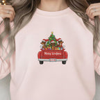 Embroidered Christmas Sweatshirt Merry Woofmas Dachshund Graphic Festive Holiday Hoodie For Dog Lovers Xmas Sweater 1763436563390.jpg
