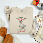 Embroidered Funny Christmas Sweatshirt Probably Just Gonna Jingle Tired Hoodie Silly Goose Sweater Ugly Christmas Hoodie Holiday Sweatshirts 1763438180665.jpg