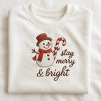 Embroidered Snowman Sweatshirt Stay Merry  Bright Christmas Candy Cane Hoodie Winter Holiday Sweater Festive Xmas Gift 1763439901117.jpg