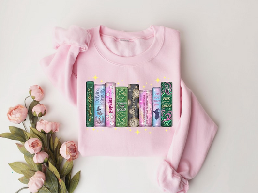 Wicked Changed For Good Book Sweatshirt Defy Gravity Broomstick Magic Wand Crewneck Trendy Popular Literary Tshirt Cute Musical Fan Gift 1763440916134.png
