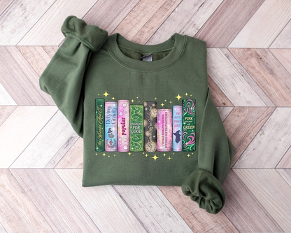 Wicked Changed For Good Book Sweatshirt Defy Gravity Broomstick Magic Wand Crewneck Trendy Popular Literary Tshirt Cute Musical Fan Gift 1763440916790.png