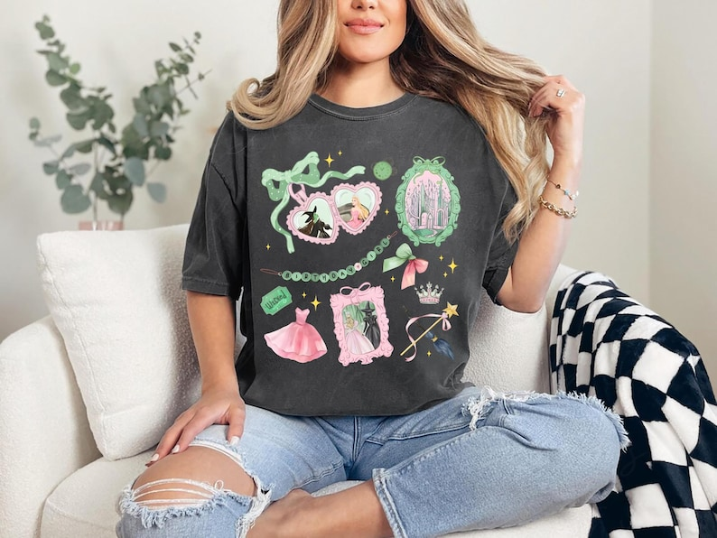 Coquette Wicked For Good Or Birthday Shirt Wizard Of Oz Changed For Good Tee Pink Green Aesthetic Shirt Glinda Elphaba Birthday Gift Oz Tee 1763449200405.png
