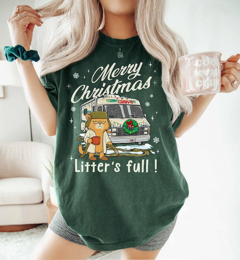 Merry Christmas Litter S Full Shirt Funny Cat Christmas Tee Griswold Holiday Sweatshirt Sarcastic Xmas Gift For Cat Lovers 1763451596551.jpg