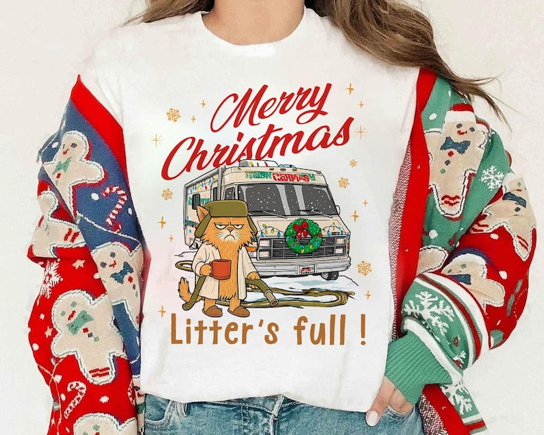 Merry Christmas Litter S Full Shirt Funny Cat Christmas Tee Griswold Holiday Sweatshirt Sarcastic Xmas Gift For Cat Lovers 1763451597133.jpg