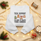 Embroidered Christmas Tech Support Here To Delete Cookies Sweatshirt Funny Holiday Hoodie Funny Meme Sweater Gift For Him Christmas Gift 1763451854435.jpg