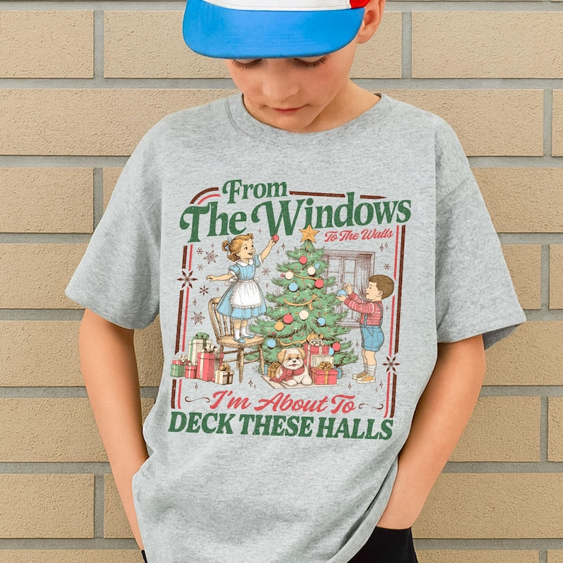 From The Windows To The Walls Im About To Deck These Halls Sweatshirt Funny Retro Christmas Sweater Womens Holiday Party Shirt Xmas Tee 1763451917411.jpg