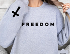 Freedom Cross Shirt Kirk Support Tee Christian Faith T Shirt Religious Freedom Kirk Shirt Faith Based Apparel Unisex Graphic Sweat 1763452049628.png