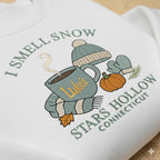 Embroidered I Smell Snow Hoodie Gilmore Girls Embroidered Sweatshirt Christmas Gift Gilmore Girl Sweater Christmas Hoodie Winter Sweatshirt 1763453463445.jpg