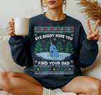 Christmas Whale Ugly Holiday Sweatshirt Find Your Dad Sweater Holiday Movie Apparel Shirt Funny Christmas Sweatshirt Whale Ugly Christmas 1763455048070.jpg