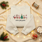 Embroidered Just A Jolly Goose Sweatshirt Christmas Goose Hoodie Duck Christmas Sweater Funny Christmas Sweatshirt Cute Holiday Hoodie 1763456709157.jpg