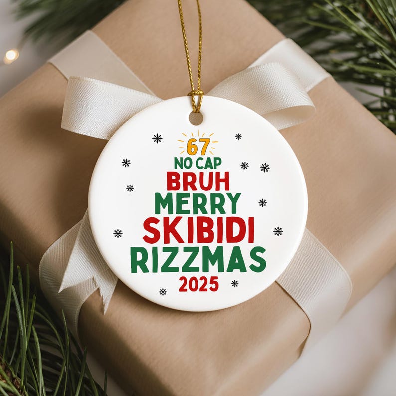 Gen Z Teen Slang Christmas Ornament Skibidi Ohio Rizz Sigma Toilet Ornament Six Seven 67 2025 Brainrot Meme Gen Z Teenager Tween Ornament 1763517284263.jpg