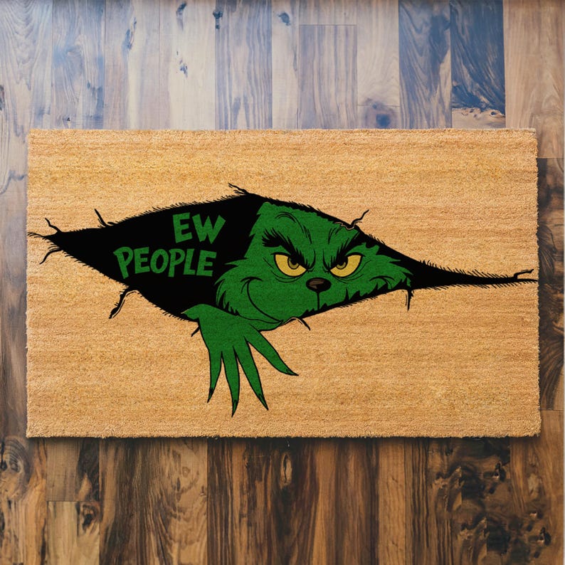 Ew People Doormat Grinch Doormat Housewarming Gifts Christmas Doormat Holiday Decor Winter Doormat Holiday Porch Decor Christmas Gift 1763517498532.jpg