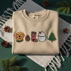 Golden Retriever Christmas Embroidered Sweatshirt Dog Holiday Sweater Xmas Dog Hoodie Pet Lover Gift Christmas Icons Hoodie 1763525003410.jpg