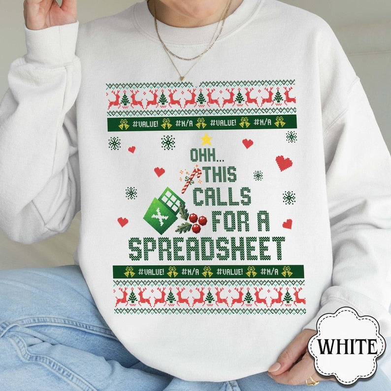 This Calls For A Spreadsheet Ugly Sweater Funny Christmas Jumpers Accounting Gift Spreadsheet Shirt For Accountant Xmas Coworker Gift 1763542378914.jpg
