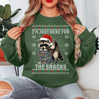 Funny Raccoon Christmas Sweatshirt Snack Lover Ugly Holiday Crewneck Sweater Cute Trash Panda Shirt For Men Women Funny Xmas Gift Idea 1763606180518.jpg