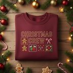 Embroidered Christmas Crew Icons Sweatshirt Slogan With Gingerbread Stocking Candy Cane Icon Boxes Maroon Gift 1763607573526.jpg