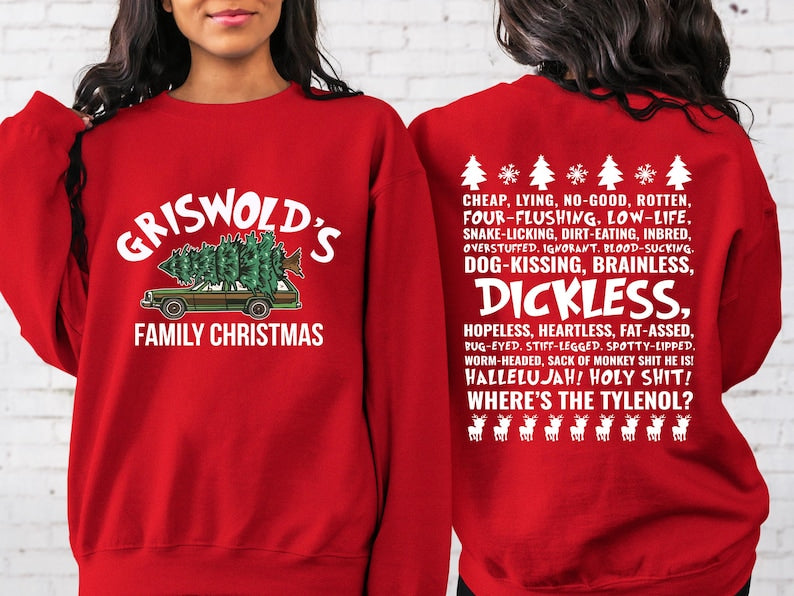 Griswold Christmas Shirt Funny Christmas Shirt Family Xmas Sweatshirt When Santa Squeezes His Fat White Ass Shirt Christmas Movies Tee 1763611071249.jpg