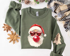 Santa Bubble Gum Christmas Tshirt Christmas Santa Sweatshirt Funny Christmas Gifts Xmas Bubble Gum Shirt Santa Claus Christmas Sweater 1763611656133.jpg