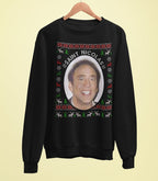 Nicholas Cage Christmas Sweater   Saint Nicolas  Funny Gift Santa Nick 1763613000232.jpg