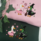 Wicked Goose Embroidered Sweatshirt For Good Wicked Sweatshirt Wizard Of Oz Tee Defy Gravity Shirt Goose Crewneck 1763613918411.png