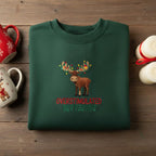 Overstimulated But Festive Embroidered Sweatshirt Moose Christmas Lights Crewneck Sensory Overload Holiday Hoodie Xmas Anxiety Gift 1763622623312.jpg