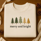 Merry And Bright Embroidered Sweatshirt Minimalist Christmas Tree Crewneck Subtle Holiday Hoodie Festive Xmas Gift 1763627532475.jpg