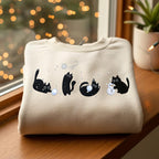 Embroidered Christmas Cat Sweatshirt Funny Holiday Crew Neck 1763780718433.jpg