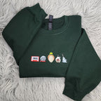 Christmas Elf Embroidered Crewneck Festive Holiday Sweatshirt 1763780970553.jpg
