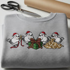 Embroidered Christmas Pigeons Gift Wrap Sweatshirt Holiday Bird Hoodie Funny Pigeon Lover Gift Festive Animal Embroidery Sweater 1763951848341.jpg
