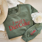 I Need A Diet Coke Embroidered Crewneck Diet Coke Embroidery Sweatshirt Diet Coke Social Club Sweatshirt Diet Coke Lover Gifts 1763967669012.png