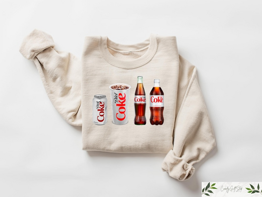 Diet Coke Sweatshirt Diet Coke Lover Tshirt Funny Soda Shirt Coke Lover Sweater Coke Lover Gift Diet Coke Long Sleeve 1763968765509.png