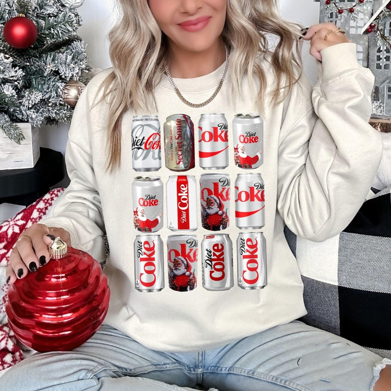Diet Coke T Shirt Christmas Coca Cola Sweatshirt Diet Coke Lover Crewneck Coca Cola Xmas Shirt Diet Coke Fans Sweater Trendy Mom Gift 1763976615716.png